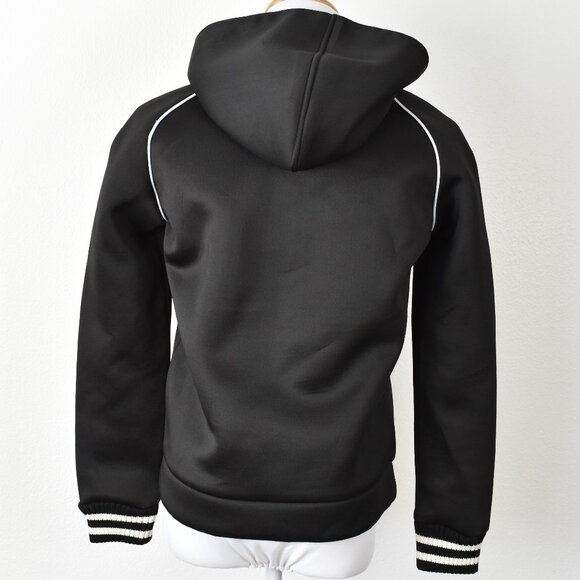 Maje Tropical Stripe Hoodie Sweatshirt - 3, Large - Picture 6 of 8